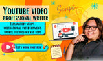 Load image into Gallery viewer, I will be the best professional writer for your youtube scripts (900 word script for 1-5 minutes)