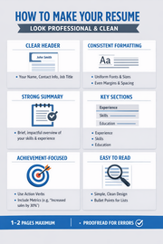 How to Make Your Resume Look Professional and Clean