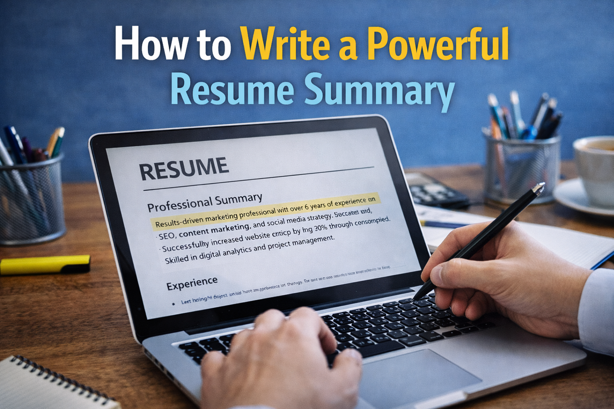 How to Write a Powerful Resume Summary – WORTHY RESUMES