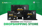 Load image into Gallery viewer, I will create a branded one product shopify dropshipping store (10 pages)
