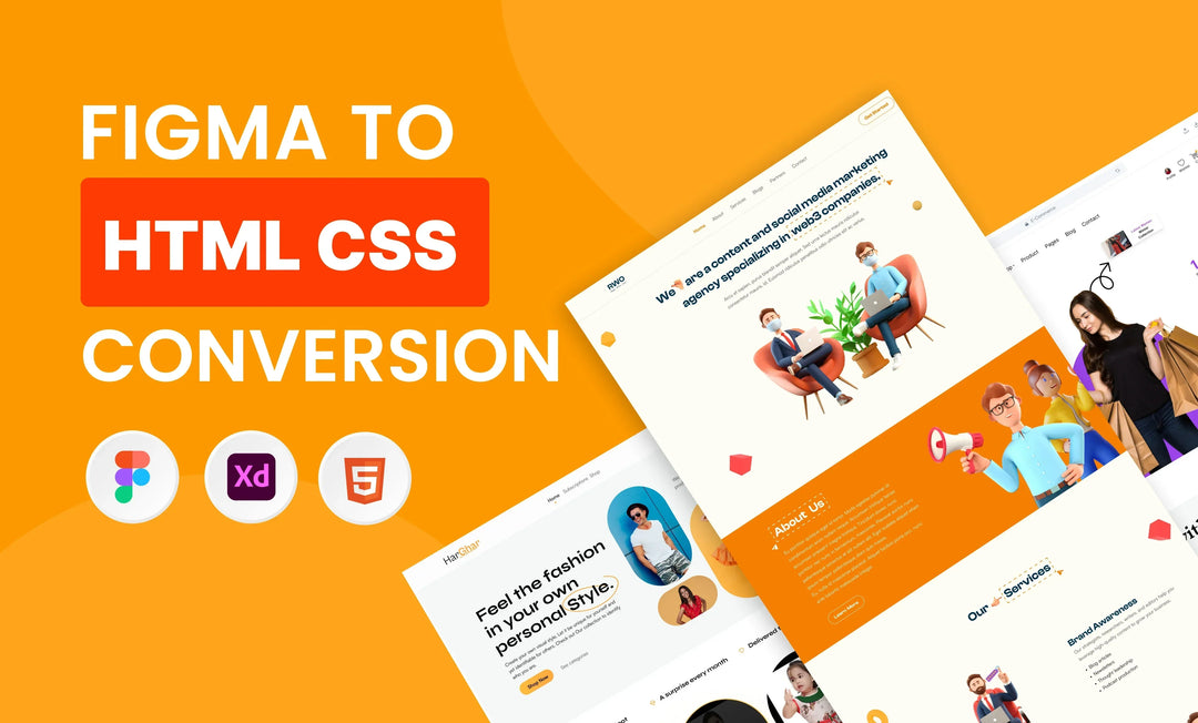 I will convert figma to HTML CSS using bootstrap or tailwind (1 page)
