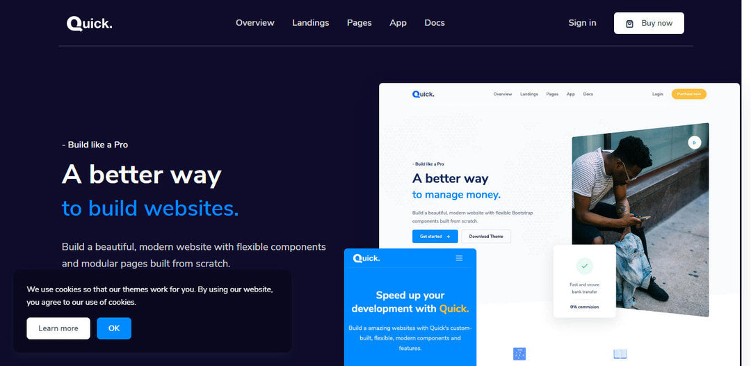 I will develop and design web apps with react js vue js node js (2 pages)