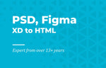 Load image into Gallery viewer, I will convert PSD, xd, figma to HTML responsive bootstrap design (upto 5 pages)
