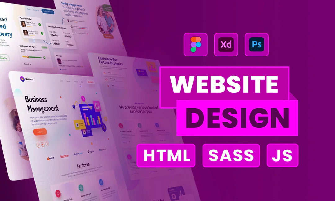 I will build any type of website design (1 page)