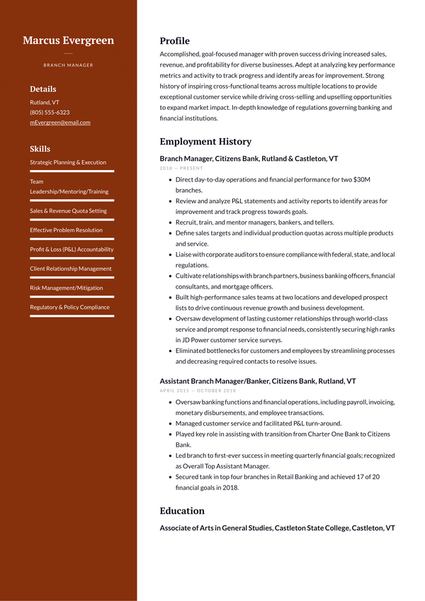 Resume template
