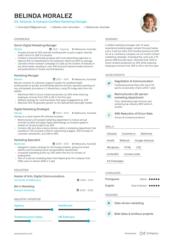 Resume template