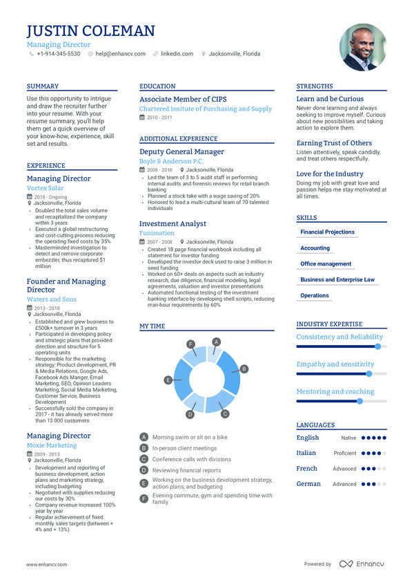 Resume template