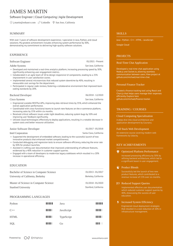 Resume template