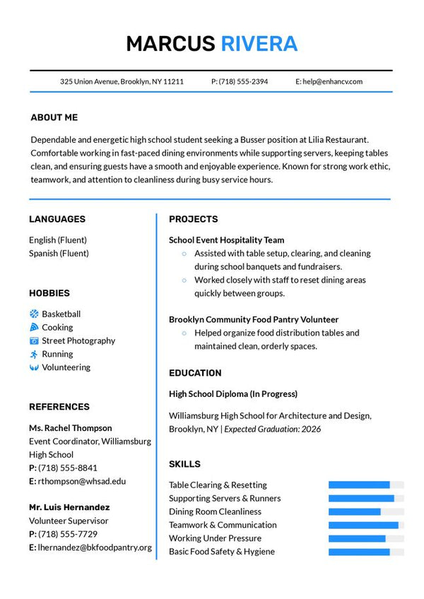 Resume template