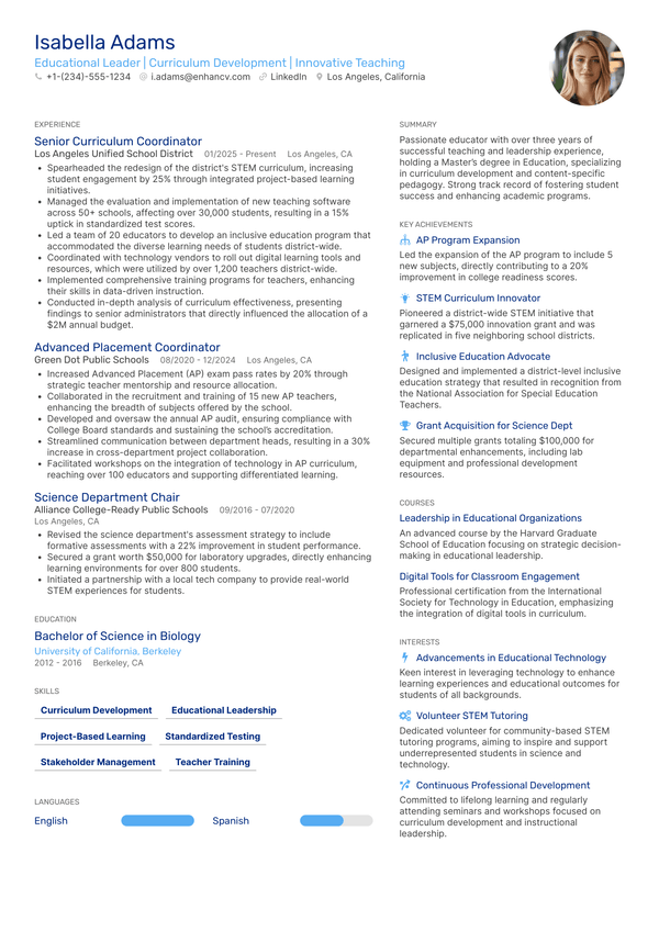 Resume template
