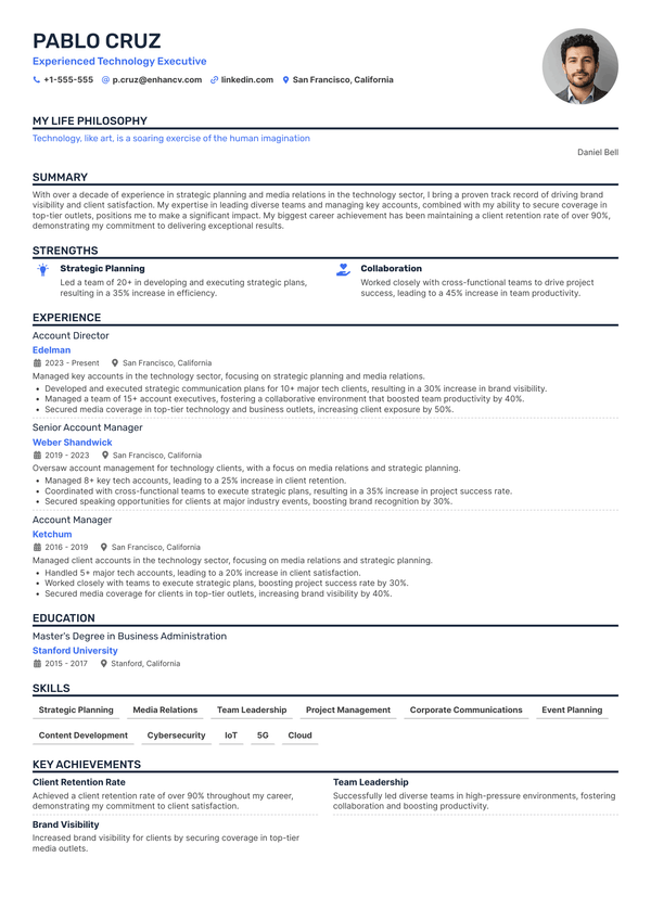 Resume template