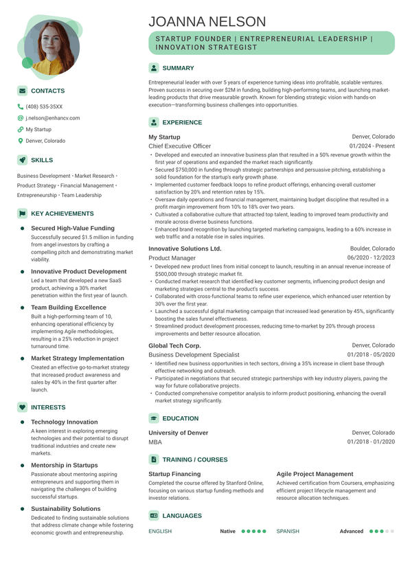 Resume template