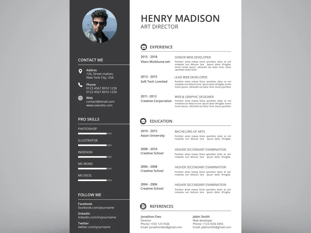 Top Level Resume for 10+ Years of Work Experience