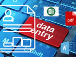 Load image into Gallery viewer, I will be your virtual assistant for data entry, web research, typing and copy paste-8 hours of work
