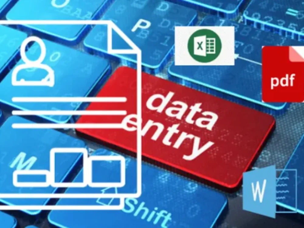 I will be your virtual assistant for data entry, web research, typing and copy paste-8 hours of work