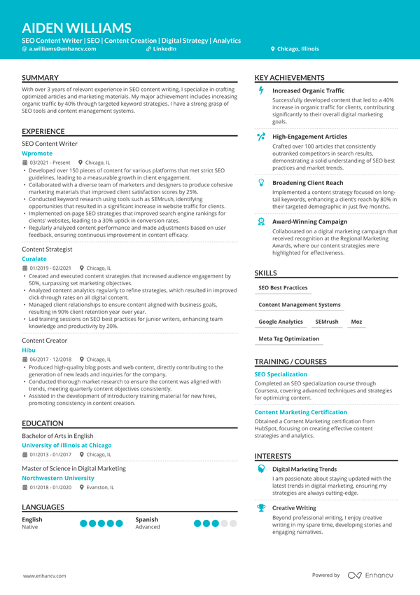 Resume template