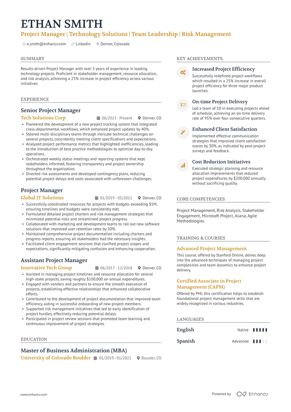 Resume template
