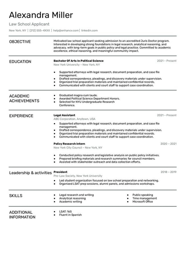 Resume template