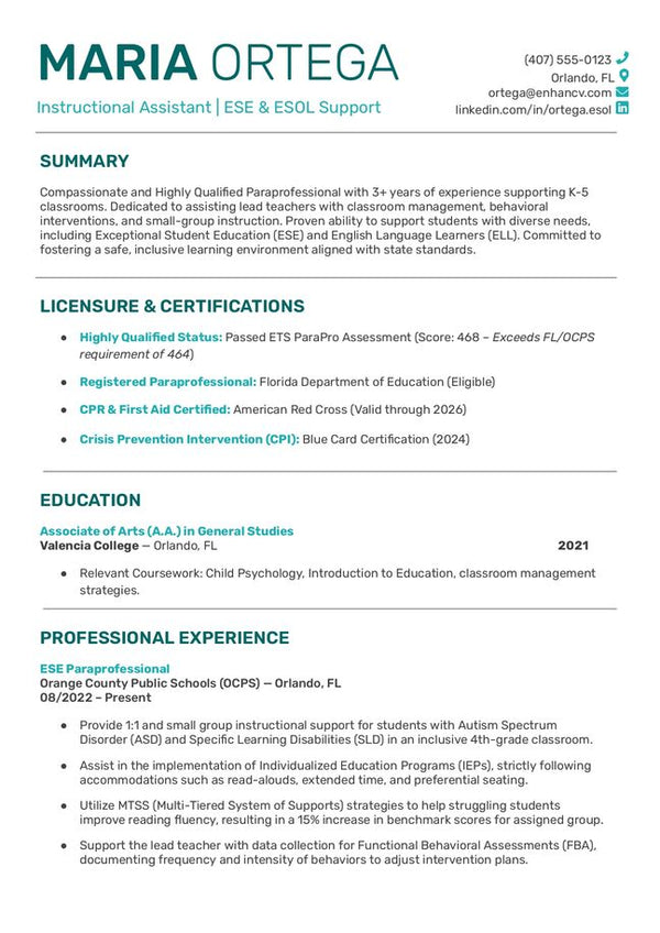 Resume template
