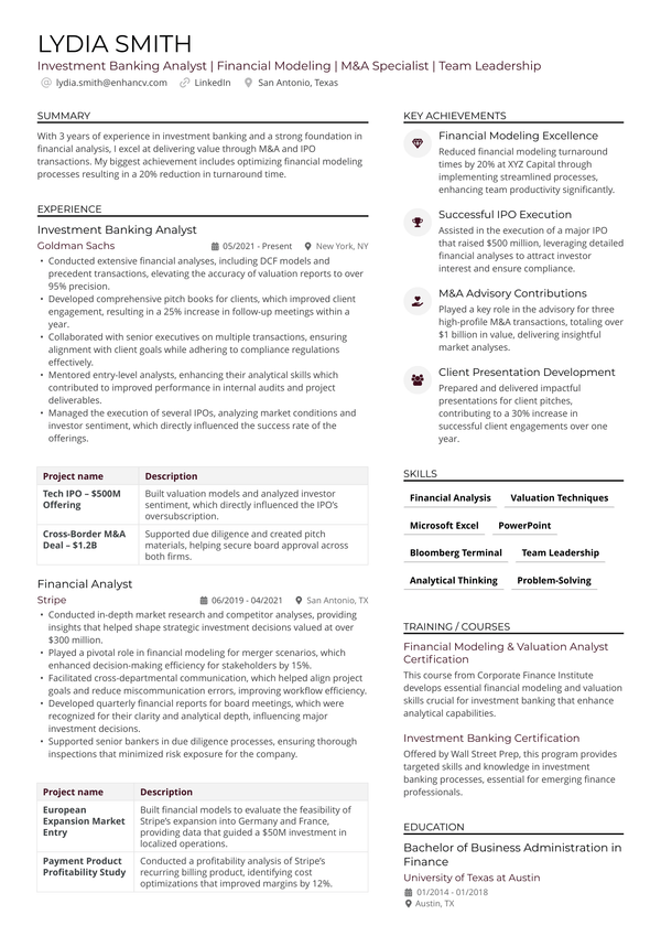 Resume template