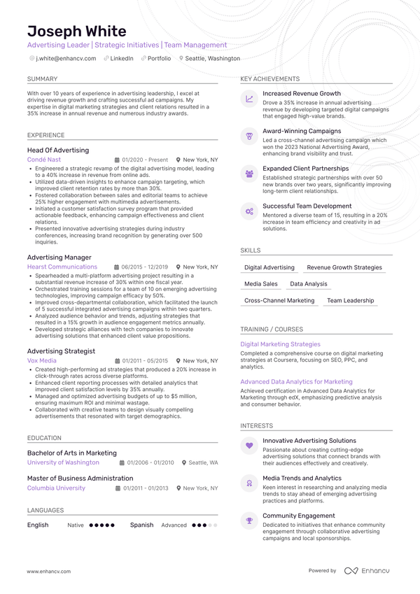 Resume template