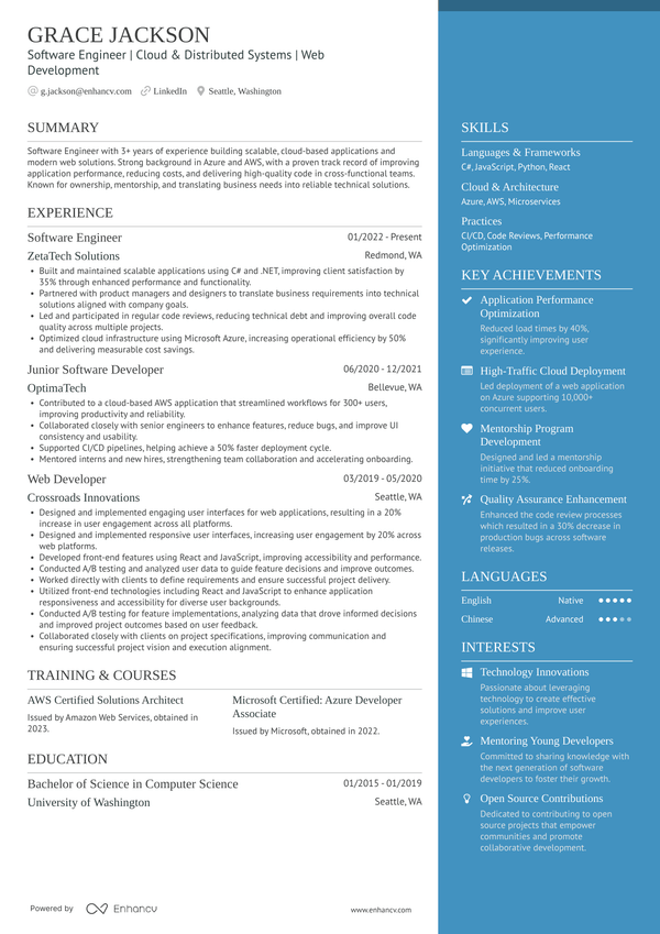 Resume template