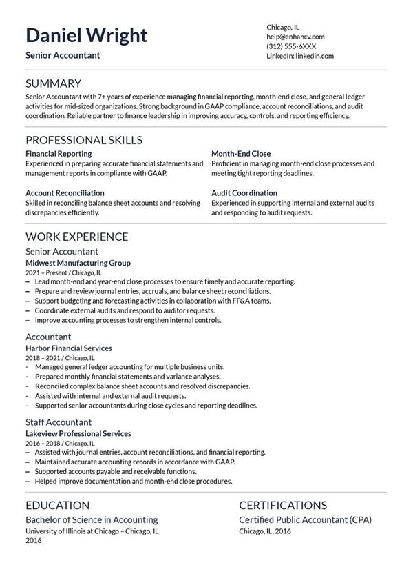 Resume template