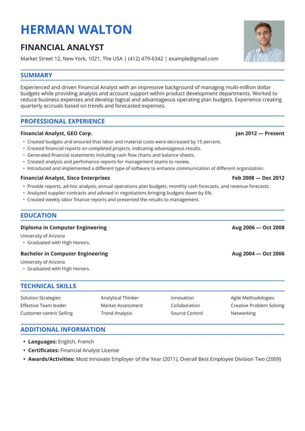 Resume template