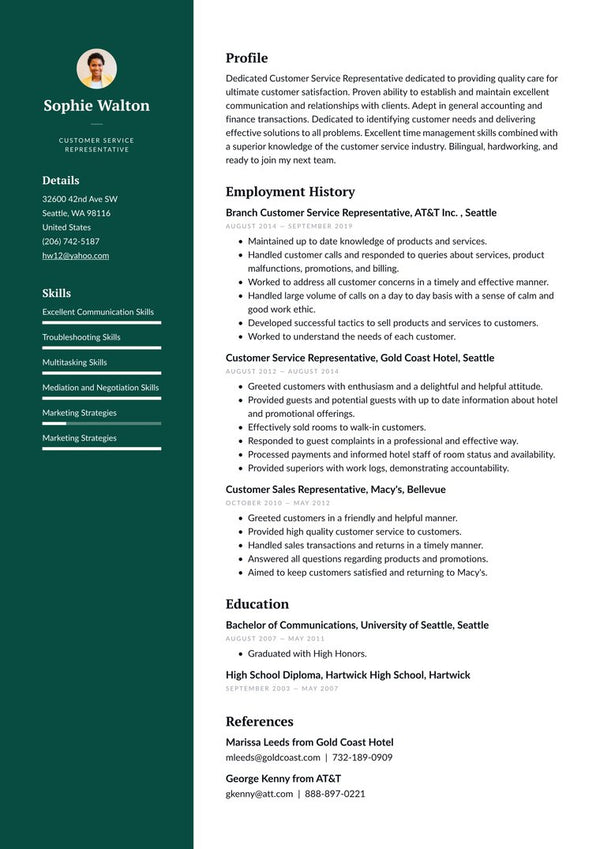 Resume template