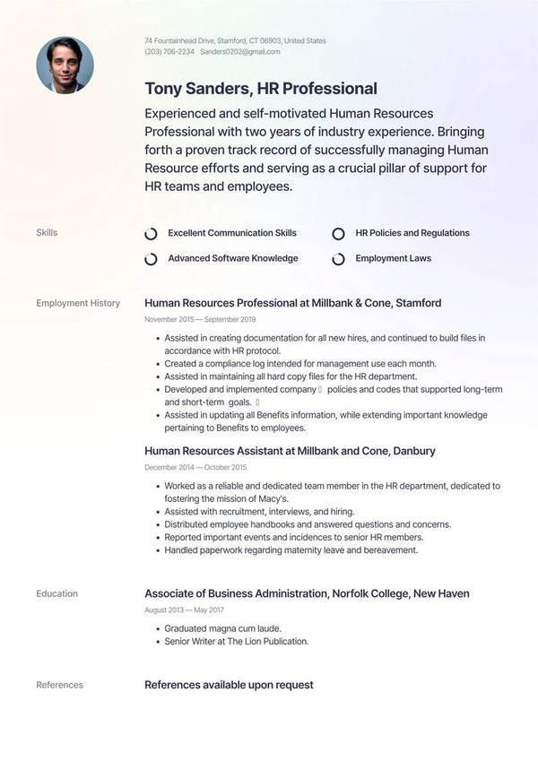 Resume template