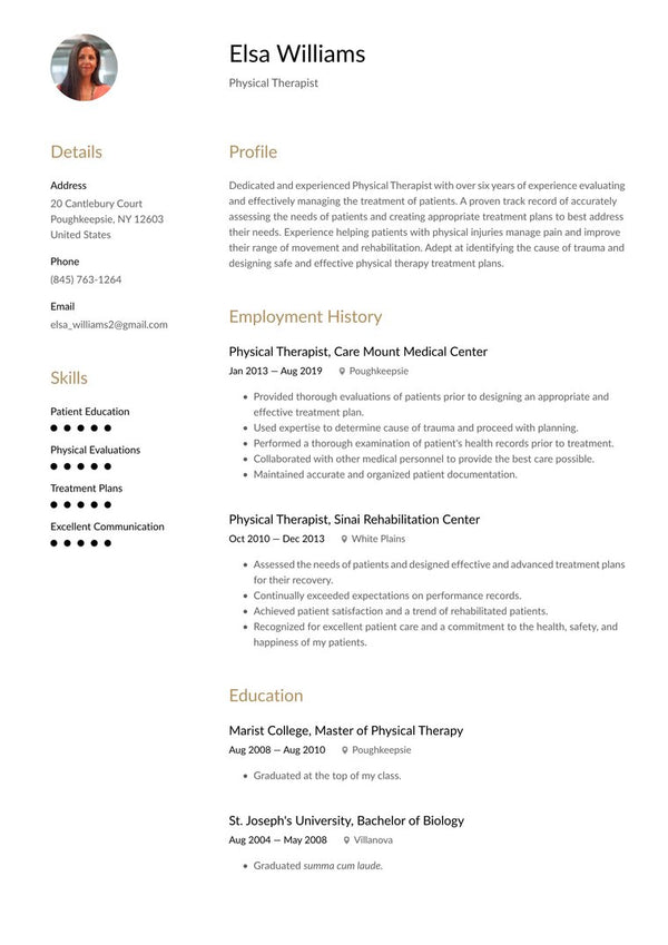 Resume template