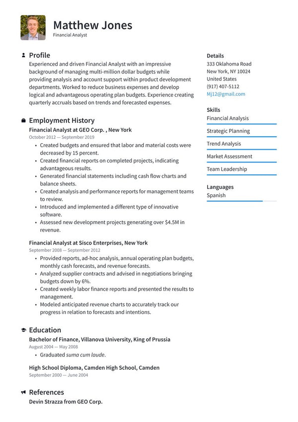 Resume template