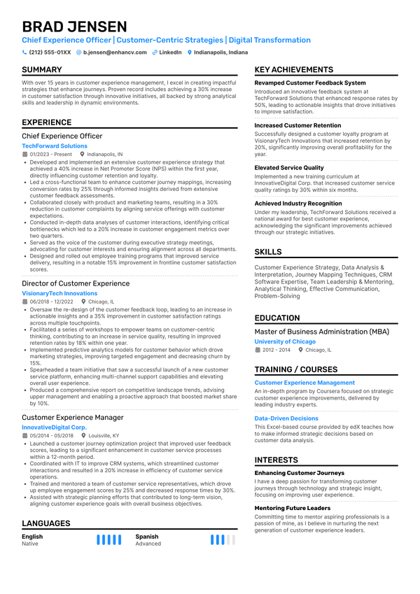 Resume template