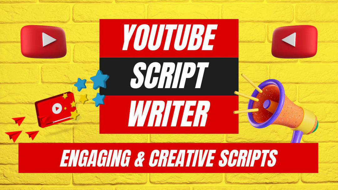 We will be the best professional writer for your YouTube scripts (Script Upto 2500 words)