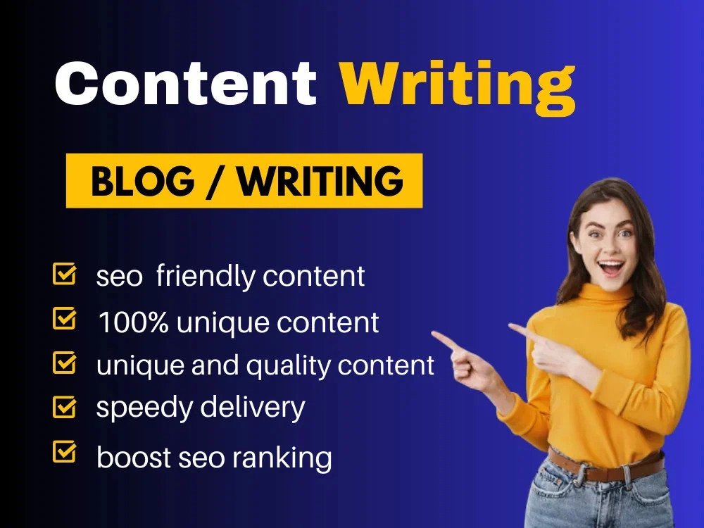 We will write SEO website content ( 4 Web Pages-Upto 2000 words)